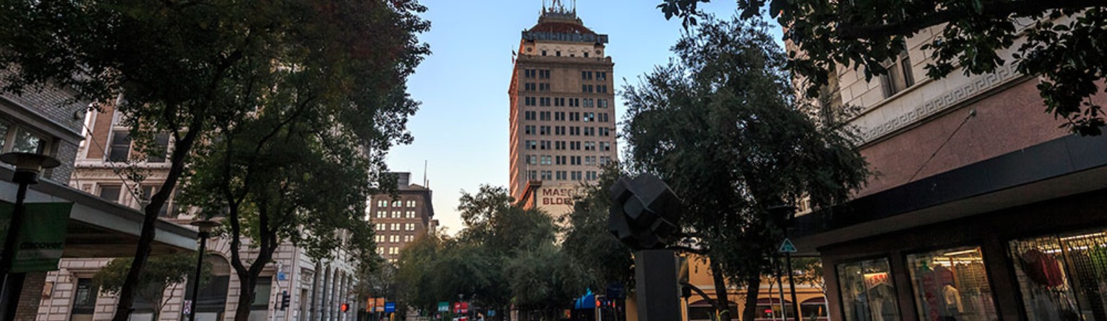 downtown Fresno, California